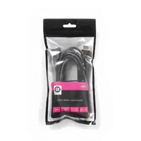 Rallonge HDMI Mâle/Femelle 3m Noir - Connectique Plaqué Or, Compatible 4K - 2