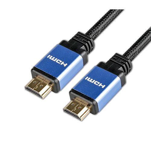 Câble HDMI D2 Diffusion 1.5m - Haute Vitesse, Connecteurs Plaqué Or