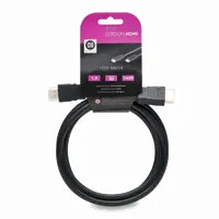 Câble HDMI D2 Diffusion 1.5m - Haute Vitesse, Connecteurs Plaqué Or - 2