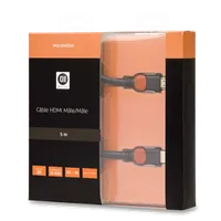 Câble HDMI D2 Diffusion 1.5m - Haute Vitesse, Connecteurs Plaqué Or - 3