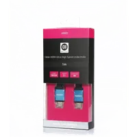 Câble HDMI 2.1 Tressé Nylon 1m - Compatible 8K Ultra HD - 1