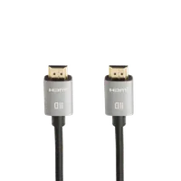 Câble HDMI Mâle/Mâle 5m Noir - Haute Vitesse 2.0a - Fiches Or - 1