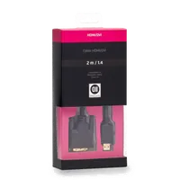 Câble HDMI Haute Vitesse 5m - Noir/Rouge - Compatible 3D et 4K - 2