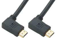 Câble HDMI 2.0 Coudé Latéral 90° 2m Noir