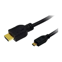 Câble HDMI 2.0 avec Ethernet LogiLink CH0062 - 2m - Noir - 1
