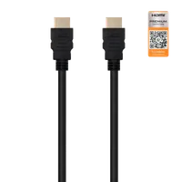 Nanocable HDMI V2.0, 1m câble HDMI HDMI Type A (Standard) Noir - 2