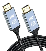Câble HDMI 2.0 4K Ultra HD 2m - Noir/Gris - 3