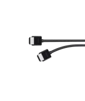 Câble HDMI 2.0 Pliable 2m Noir - Connecteurs Or