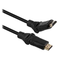 Câble HDMI 2.0 Pliable 2m Noir - Connecteurs Or - 3