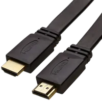 Câble HDMI 2.0 Plat 4K HDR 1m Noir