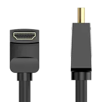 Câble HDMI 2.0 4K Coudé 90° - 2m - Noir - 2