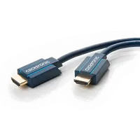Câble HDMI 2.0 Clicktronic 1m Mâle/Mâle Noir - Haute Performance 4K - 1