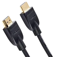 Câble HDMI 2.0 Clicktronic 1m Mâle/Mâle Noir - Haute Performance 4K - 4