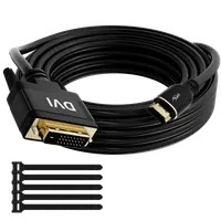 Câble DVI-D Dual Link Mâle/Mâle 1.5m Noir - Haute Résolution - 4