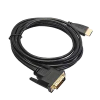 Câble DVI-D vers HDMI Mâle/Mâle 2m Noir - Connexion Vidéo Fiable - 1