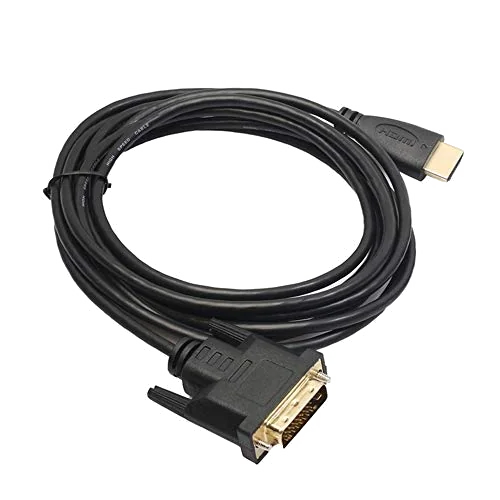 Câble DVI-D vers HDMI Mâle/Mâle 2m Noir - Connexion Vidéo Fiable