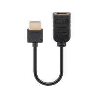 Câble DVI-D vers HDMI Mâle/Mâle 2m Noir - Connexion Vidéo Fiable - 3