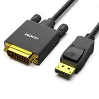 Câble DisplayPort 2m Mâle/Mâle avec Verrouillage - Noir - 2