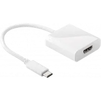 Adaptateur Mini DisplayPort Mâle vers HDMI Femelle 15cm - Blanc - 4