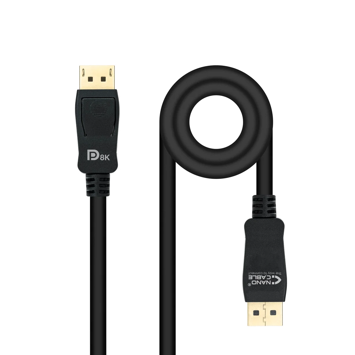 Nanocable 10.15.2501 câble DisplayPort 1 m Noir