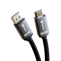 Câble DisplayPort Mâle vers Mâle 2m Noir - Connectivité Haute Définition Fiable - 2