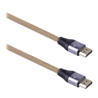 Câble DisplayPort Mâle vers Mâle 2m Noir - Connectivité Haute Définition Fiable - 3