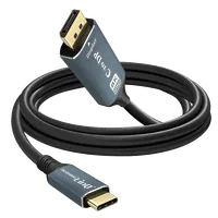 Câble DisplayPort 2.0 Mâle/Mâle 2m Noir - Connexion Haute Définition Fiable - 3