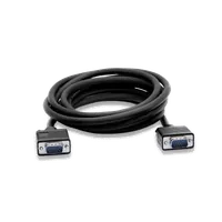 Câble VGA Mâle vers Mâle Noir 1.80m - Haute Qualité - 1