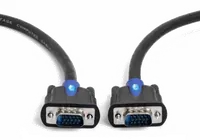 Câble VGA Mâle/Mâle 10m Noir - Haute Résolution