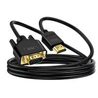 Câble VGA Mâle/Mâle 10m Noir - Haute Résolution - 4