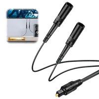 Câble Audio Optique Toslink D2 Diffusion avec Adaptateur Jack 3,5mm - 1,5m Noir - 3