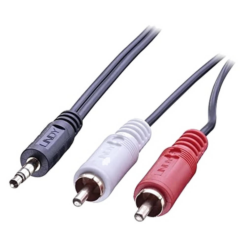 Câble Audio Jack 3.5mm Mâle vers 2x RCA Mâle - 3m