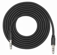 Câble Audio Jack 3.5mm Mâle/Mâle 3m Noir - Connectivité Universelle