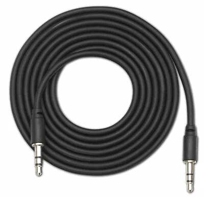 Câble Audio Jack 3.5mm Mâle/Mâle 3m Noir - Connectivité Universelle