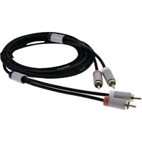 Câble Audio 2x RCA Mâle vers 2x RCA Mâle 3m Noir