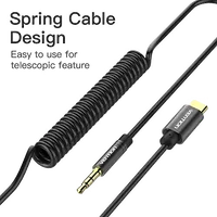 Câble Audio Mini Jack 3.5mm vers 2.5mm Vention BALBG 1.5m Noir - 2