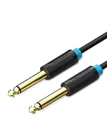 Câble Audio Stéréo Jack 3.5mm Mâle vers 2x Jack 6.35mm Mâle - 2m