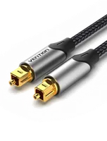 Câble Audio Fibre Optique Toslink Vention 1m - Noir