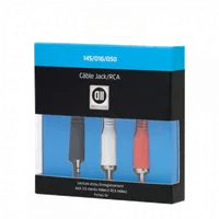 Câble Audio Jack 3.5mm vers 2x RCA Mâle - 2m Noir - 2