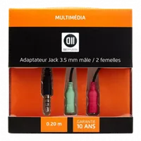 Câble Jack Mâle/Femelle 2,5m - Extension Audio Polyvalente