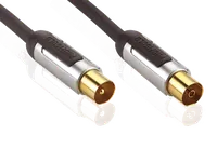 Câble Antenne Coaxial Mâle/Femelle 3m Noir - 3