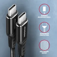 Axagon BUCM-CM10AB câble USB USB 2.0 1 m USB C Noir - 3