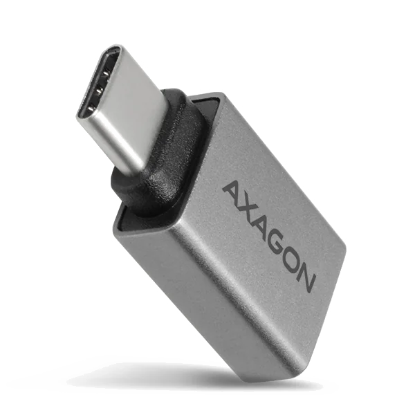 Axagon RUCM-AFA - Adaptateur USB-C Mâle vers USB-A Femelle 10 Gbit/s Métallique