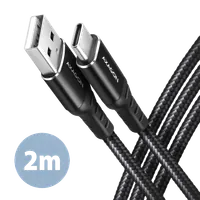 Axagon BUCM-AM20AB - Câble USB A vers USB C 2m - 1