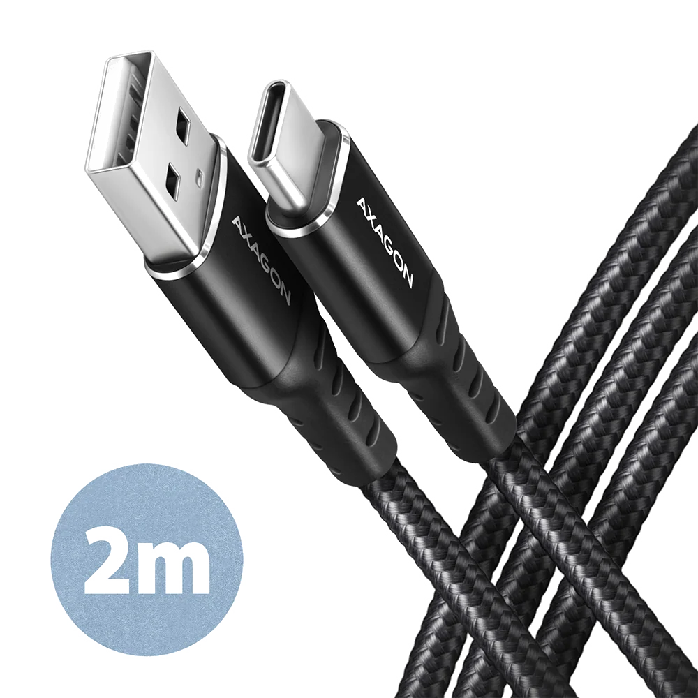 Axagon BUCM-AM20AB - Câble USB A vers USB C 2m