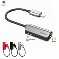 Adaptateur Audio Baseus L52 Lightning vers 2x Lightning + Jack 3.5mm Noir - 4