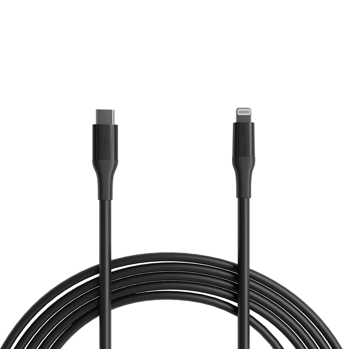 Câble USB-C vers Lightning BoostCharge Flex Silicone 2m Noir