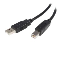 Câble USB 2.0 Type A Mâle vers Type B Mâle - 1.80m Gris - 3