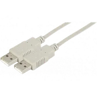 Câble USB 2.0 Type A Mâle vers Type B Mâle - 1.80m Gris - 4