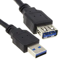 Rallonge USB 3.0 Mâle/Femelle 1.80m - Haute Vitesse - 2